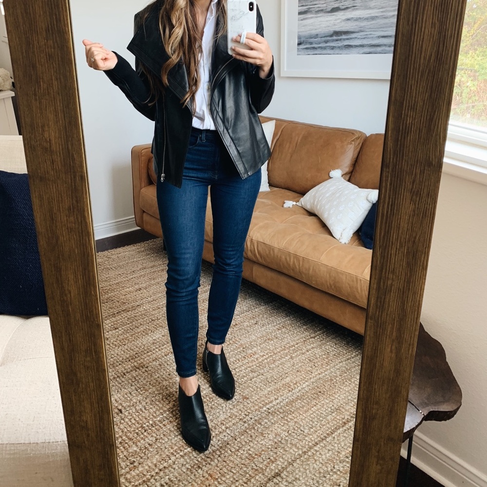 Trouve leather jacket